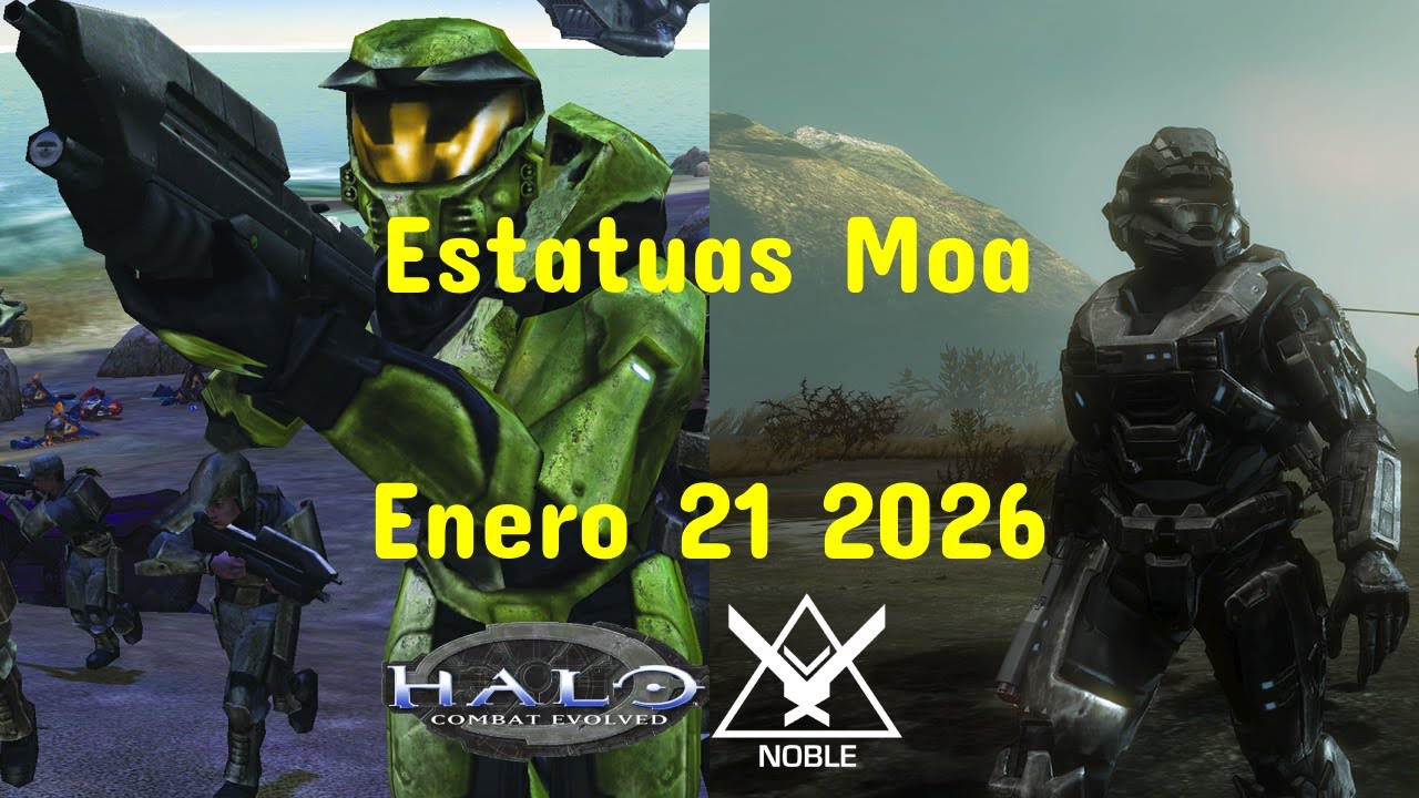 Ubicación estatuas MOA Enero 21 2026 | Halo CE   y   Halo Reach