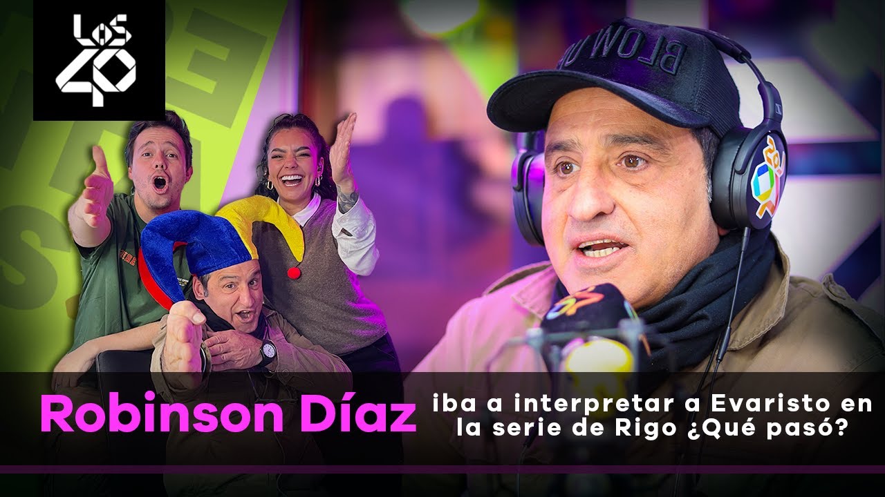 Robinson Díaz confesó que iba a interpretar el papel de Evaristo en la serie de Rigo ¿Qué pasó?