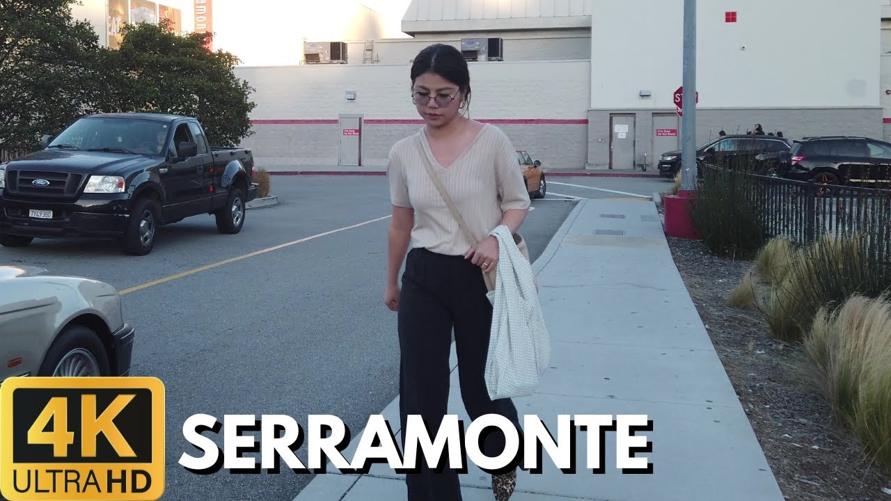 【4K】WALK DALY CITY SERRAMONTE CALIFORNIA USA VIDEO