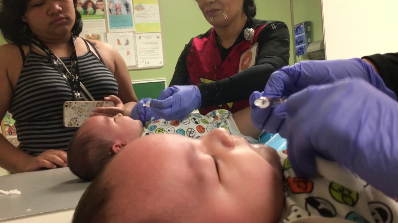 5 month old shots!! 😭