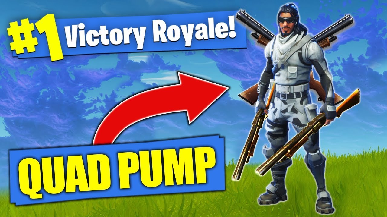 The BROKEN Quad Pump Shotgun Loadout! [Fortnite]