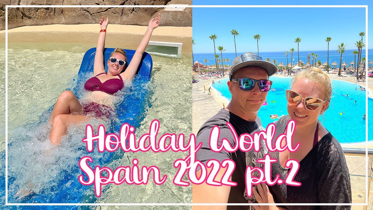 HOLIDAY WORLD POLYNESIA VLOG 2 - SPAIN 2022 - BEACH CLUB, WHITE PARTY AND LOTS OF FOOD!!