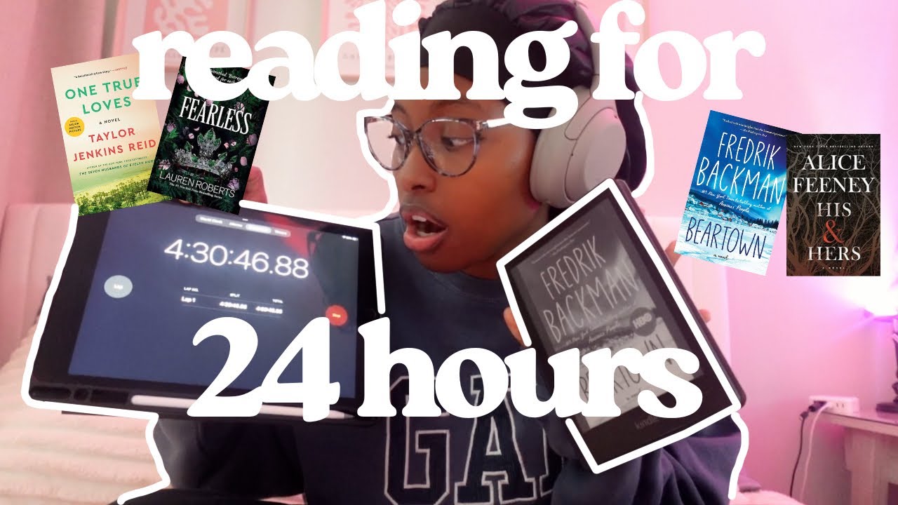 im snowed in...so let's read for 24 hours!