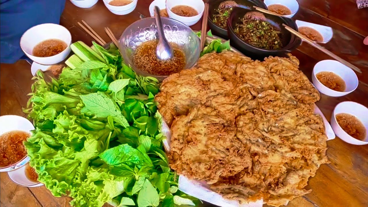 Giăng Lưới Cá Lòng Tông Chiên Bột Làm Cơm Chiều Cùng Gia Đình (Người Miền Tây 5)