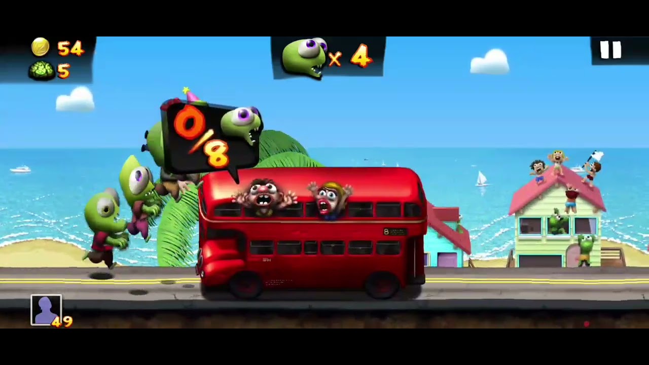 Jugando zombie Tsunami 