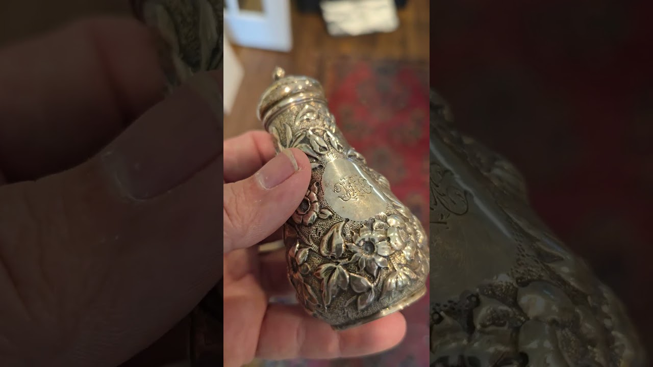 Repouss&eacute; from the French, meaning &ldquo;pushed back,&rdquo;