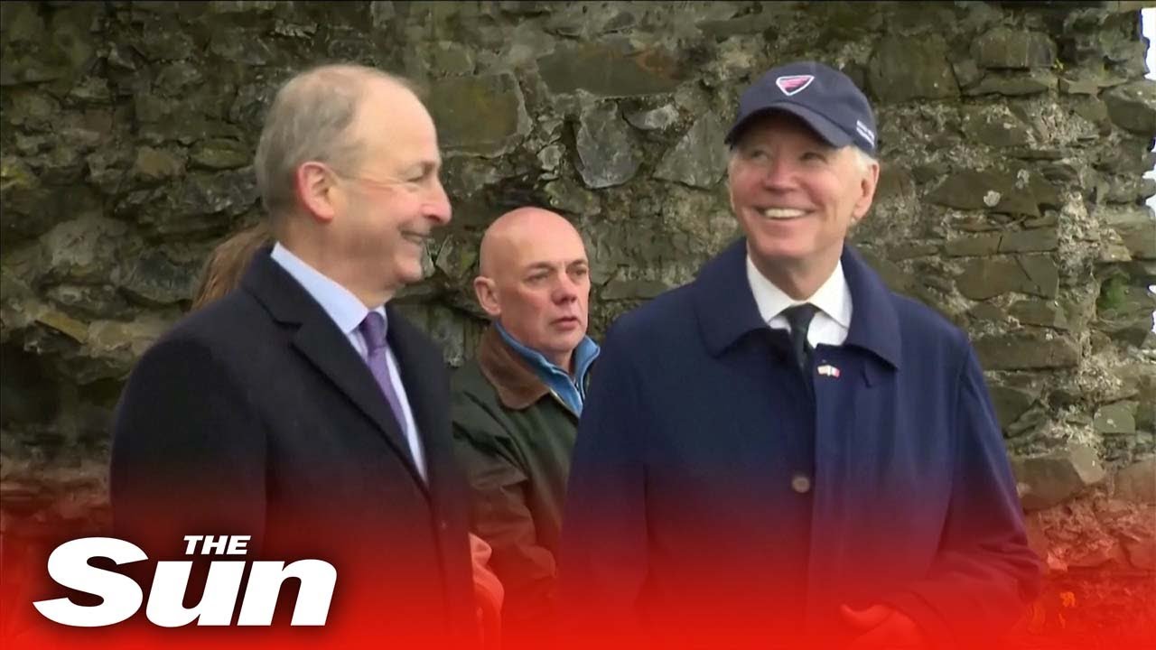 President Joe Biden tours Carlingford Castle on Ireland trip