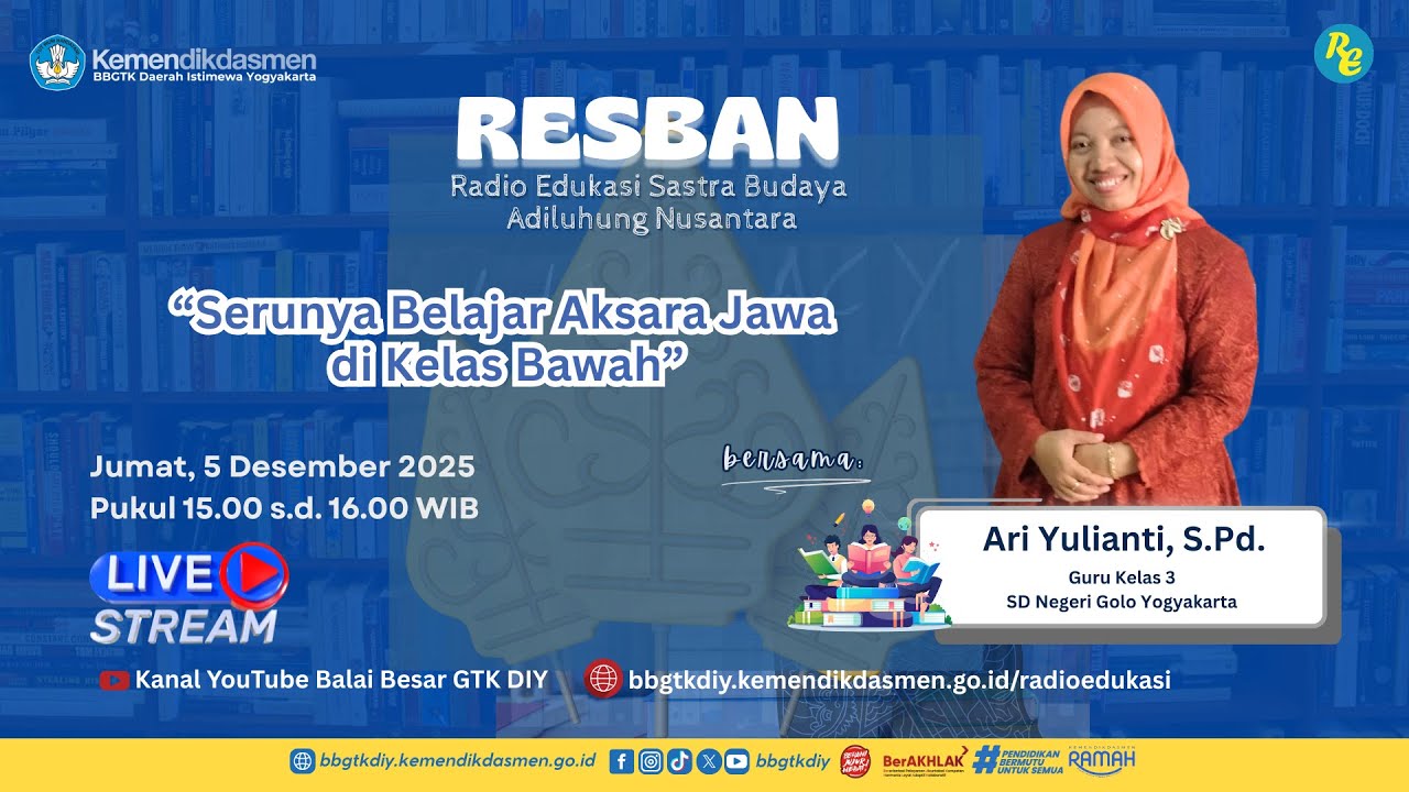(2025) RESBAN Seri 28: Serunya Belajar Aksara Jawa di Kelas Bawah