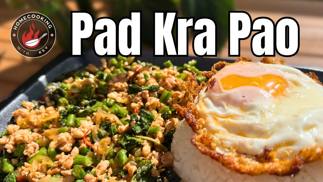 Authentic Pad Kra Pao Recipe 🇹🇭 | Easy Thai Basil Chicken Stir-Fry