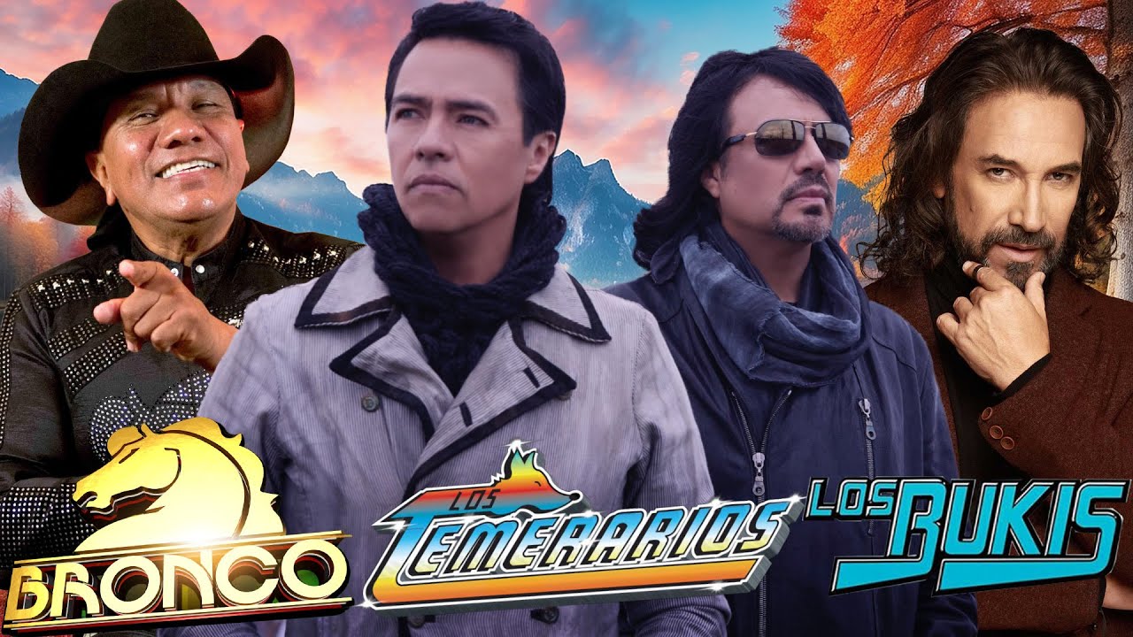 Los Temerarios, Grupo Bronco, Los Bukis Mix Romanticos💙40 Recuerdos Del Ayer Grandes Exitos