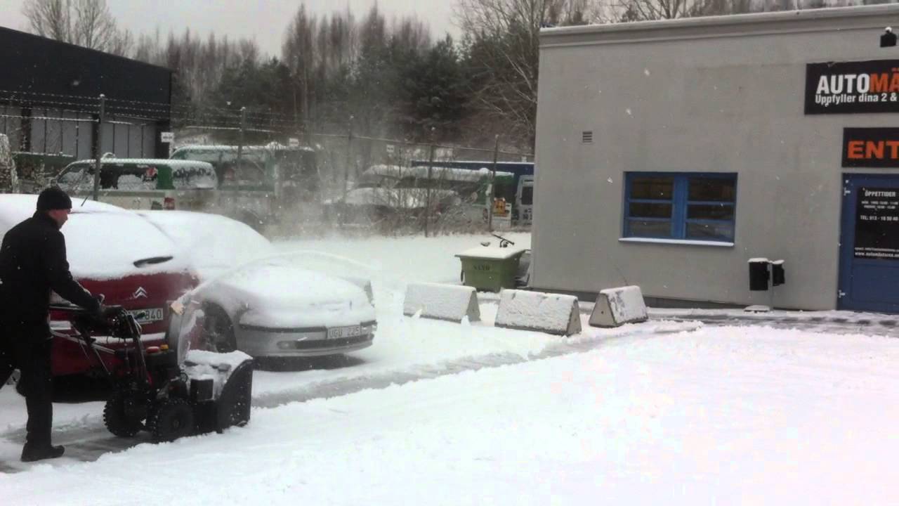 Sn&ouml;slunga Sn&ouml;r&ouml;jning CayRo 7LX i bl&ouml;tsn&ouml; del 2