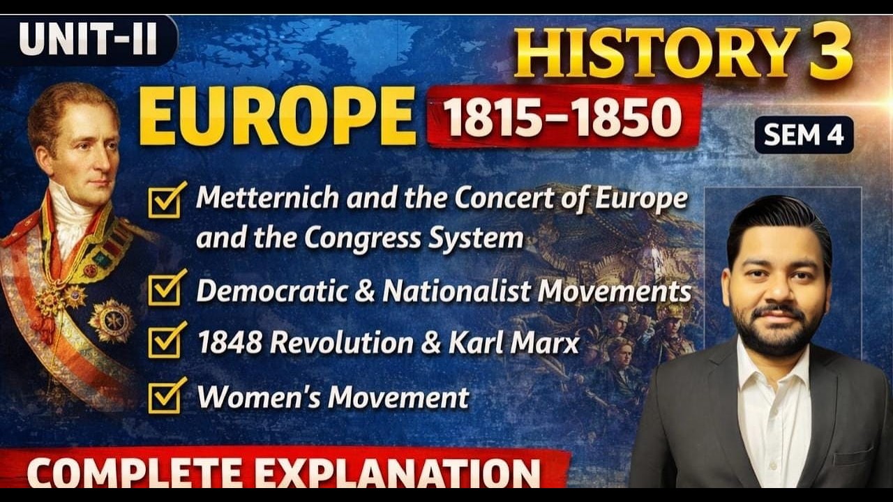 History 3 II Unit 2 II Sem 4 II Full Syllabus With Notes II Adv Varun Dixit #history #varundixit