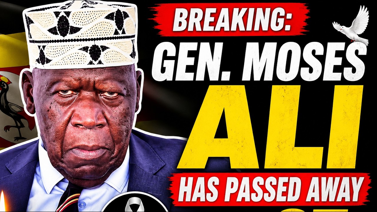 BREAKING: Uganda's Gen. (Rtd) Moses Ali Dies | Nation Mourns Veteran Statesman