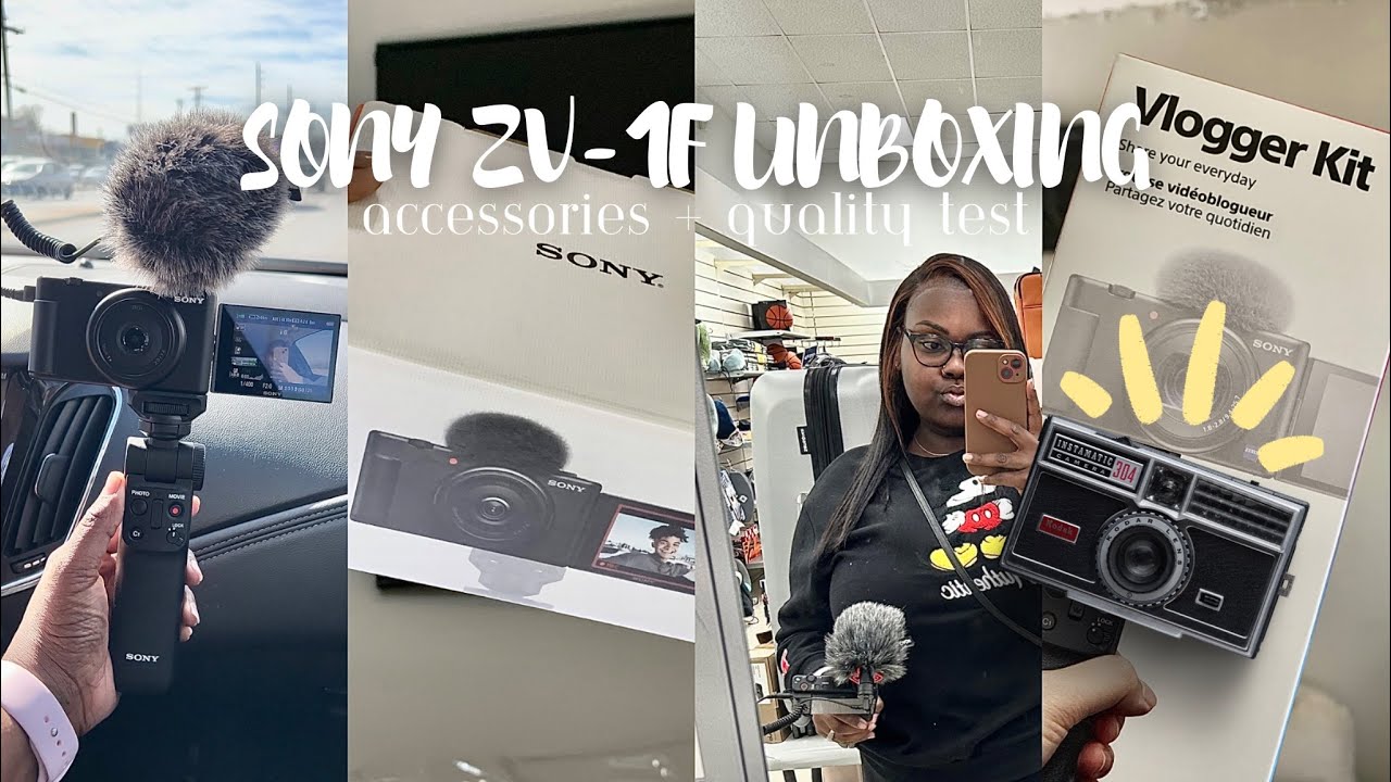 SONY ZV-1F UNBOXING | Is It Worth $500? Quality Test, Settings + Accessories!