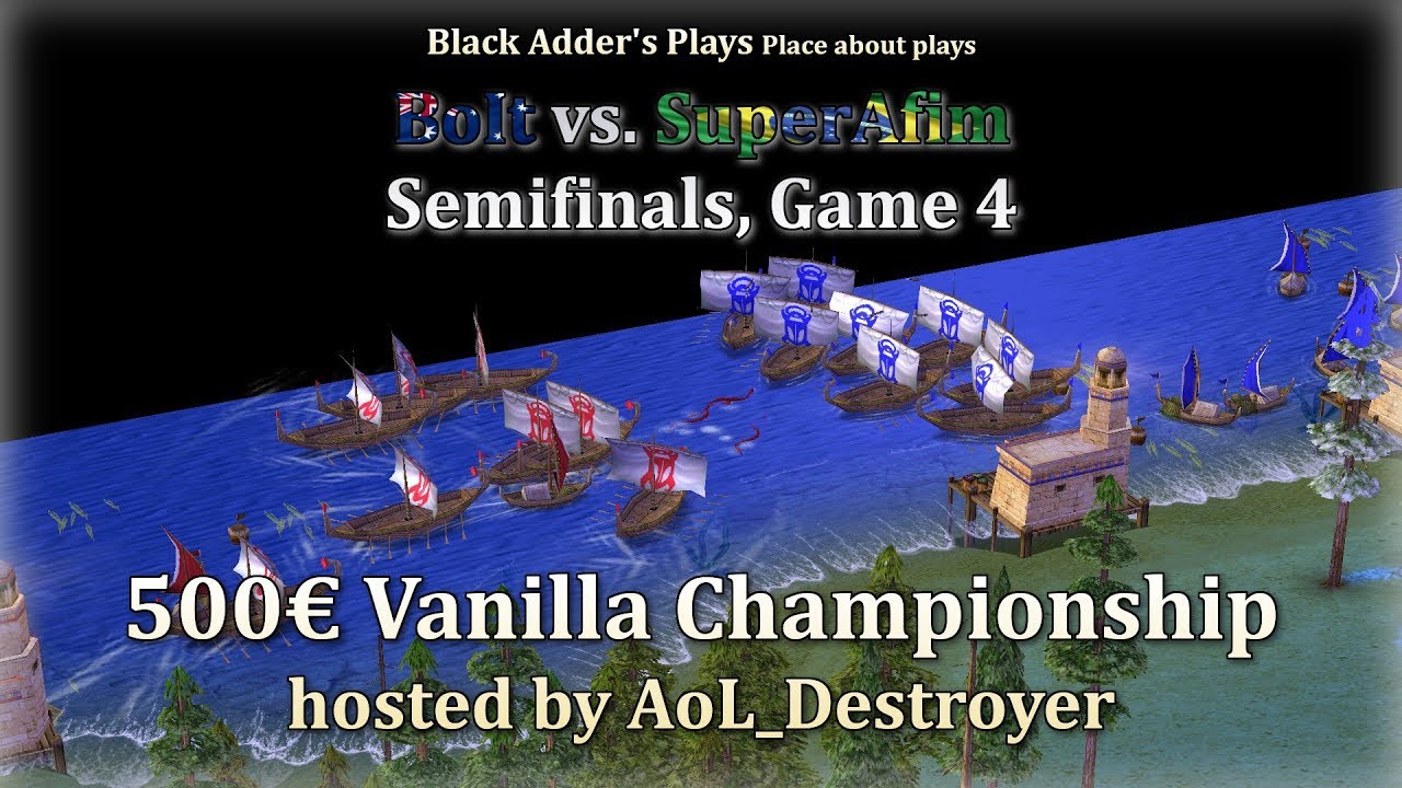 AoM Vanilla Champ., Semis - BoIt vs. SuperAfim, Game 4 - Isis Mirror on Anatolia - Age of Mythology