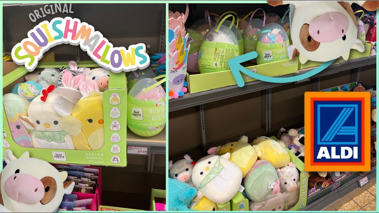 Squishmallow Hunting *NEW* ALDI Easter Hugmee Squad | I FOUND RONNIE!!!
