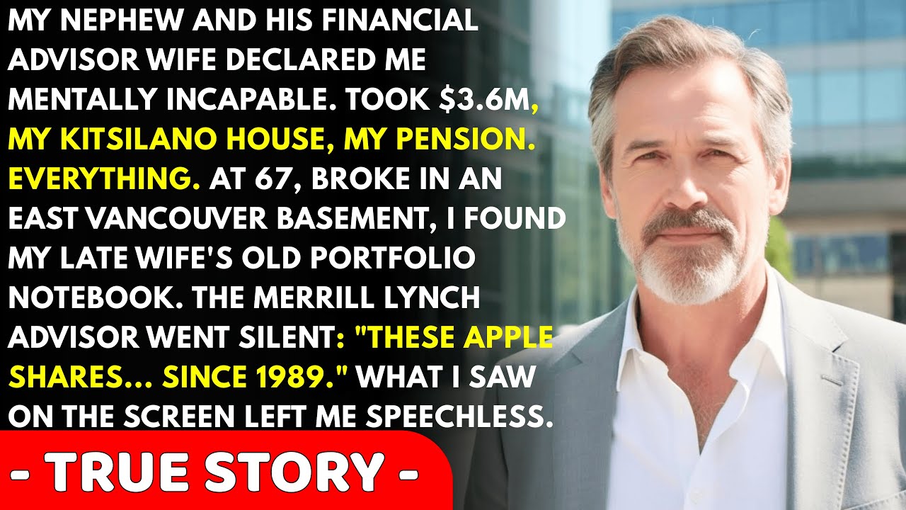 My Nephew And His Financial Advisor Wife Took $3,600,000 From Me — Until I Found My Late Wife's H...