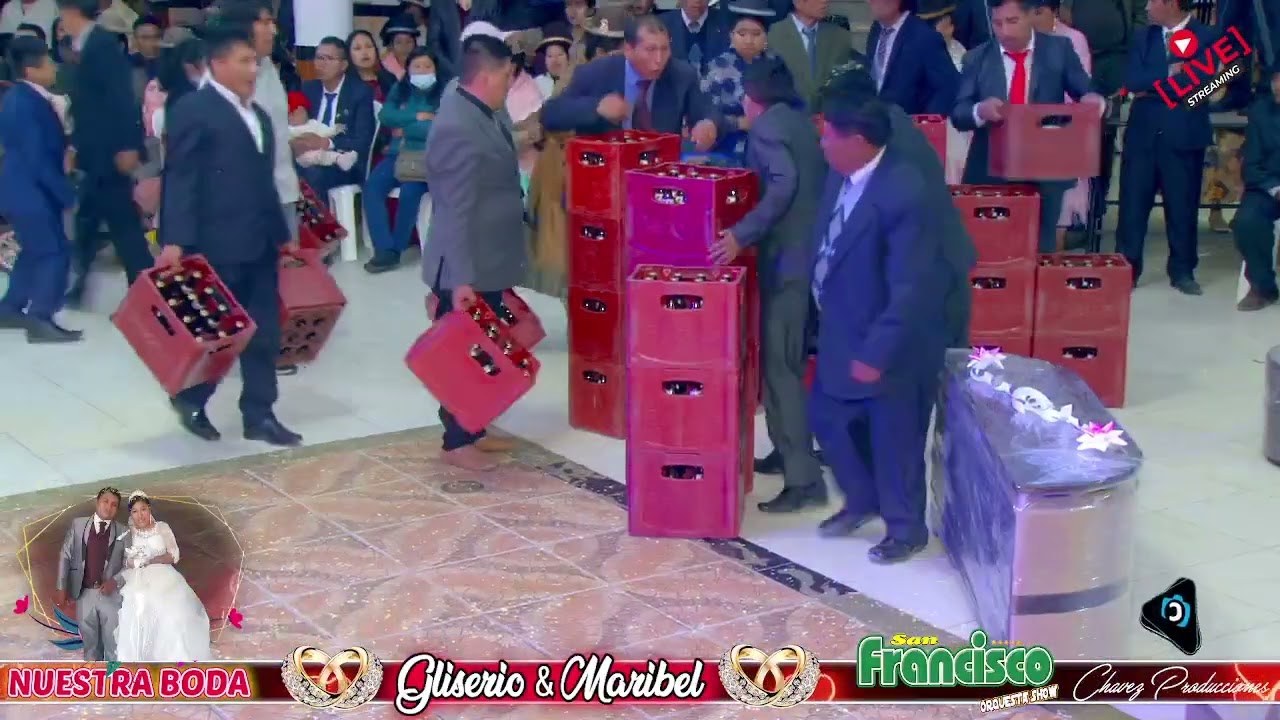 MATRIMONIO EN JULIACA GLISERIO Y MARIBEL 2022 SAN FRANCISCO ORQUESTA SHOW 2