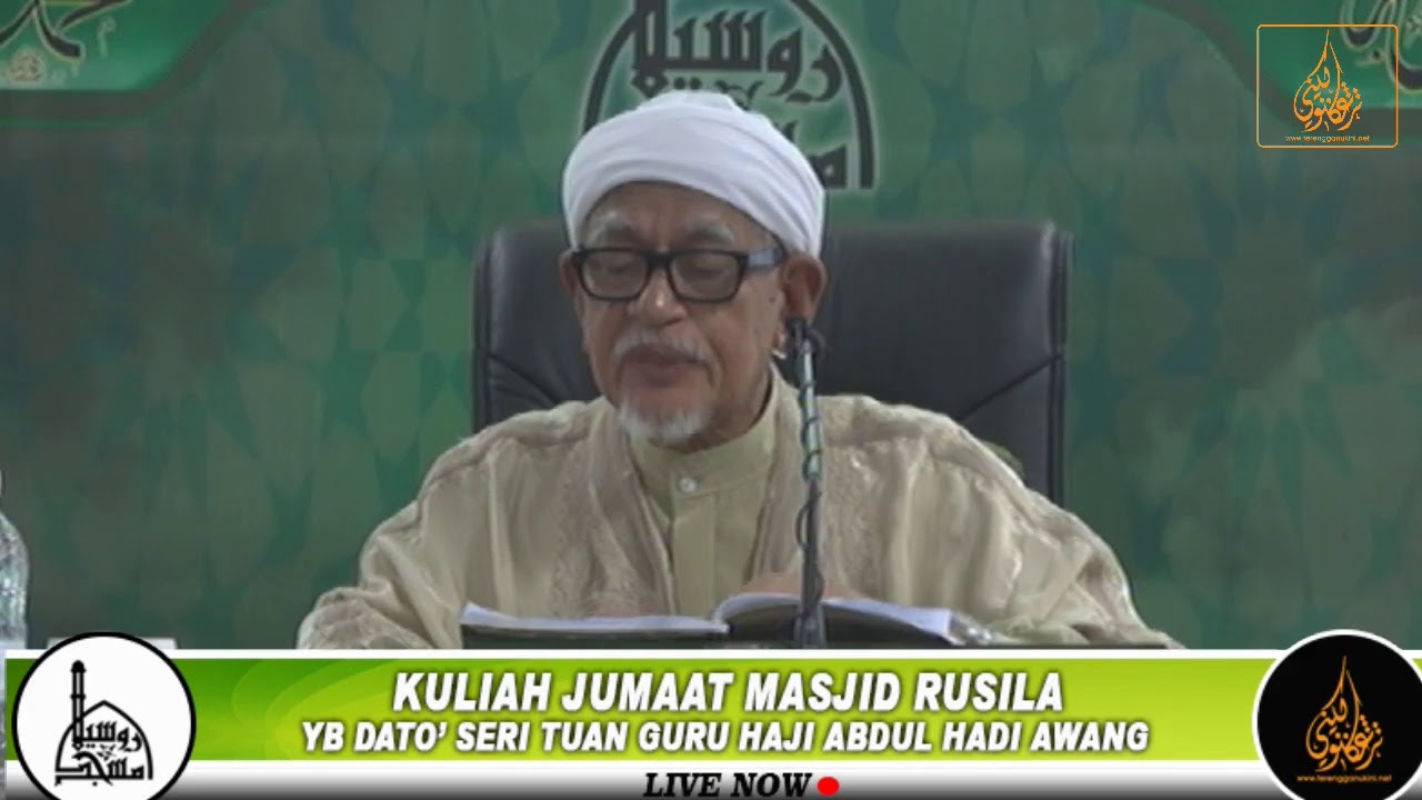 [LIVE NOW] KULIAH DHUHA MASJID RUSILA 22 J'AWAL 1441H