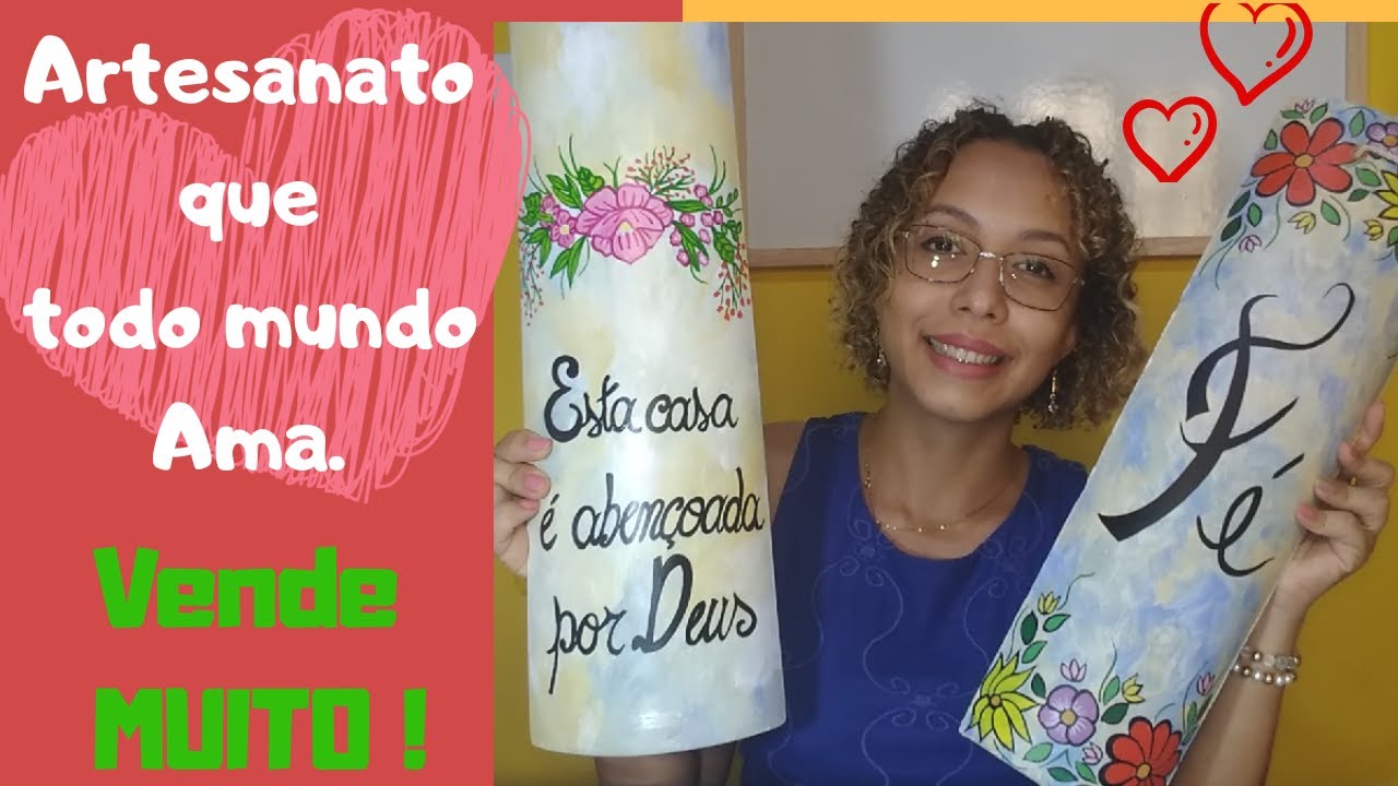 ARTESANATO_ PINTURA SOBRE TELHA CERÂMICA. aula completa.