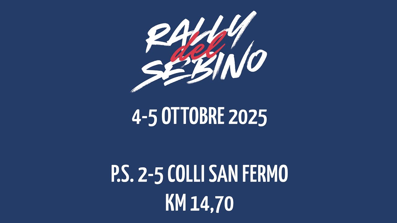 13° Rally del Sebino 2025 - PS 2/5 Colli San Fermo