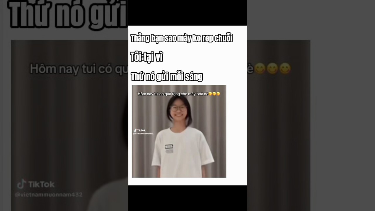Thứ n&oacute; gửi mỗi s&aacute;ng #memes #bạnth&acirc;n #chuỗi#goodmorning #fyp