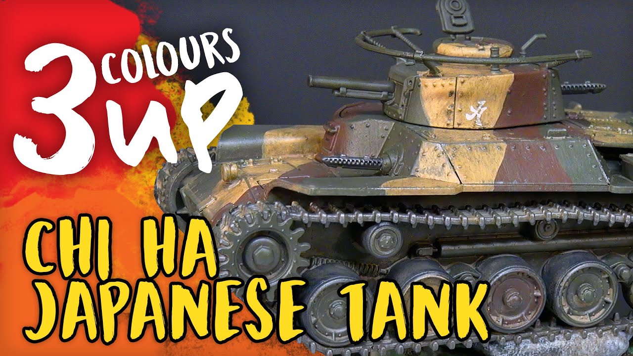 Урок покраски японского танка «Чи-Ха» | Bolt Action