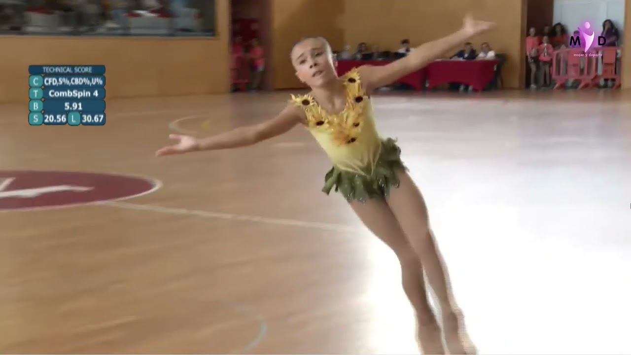 DANIELA GONZ&Aacute;LEZ (CAT) - CTO ESPA&Ntilde;A 2025 - 2&ordm; place,  alevin ladies