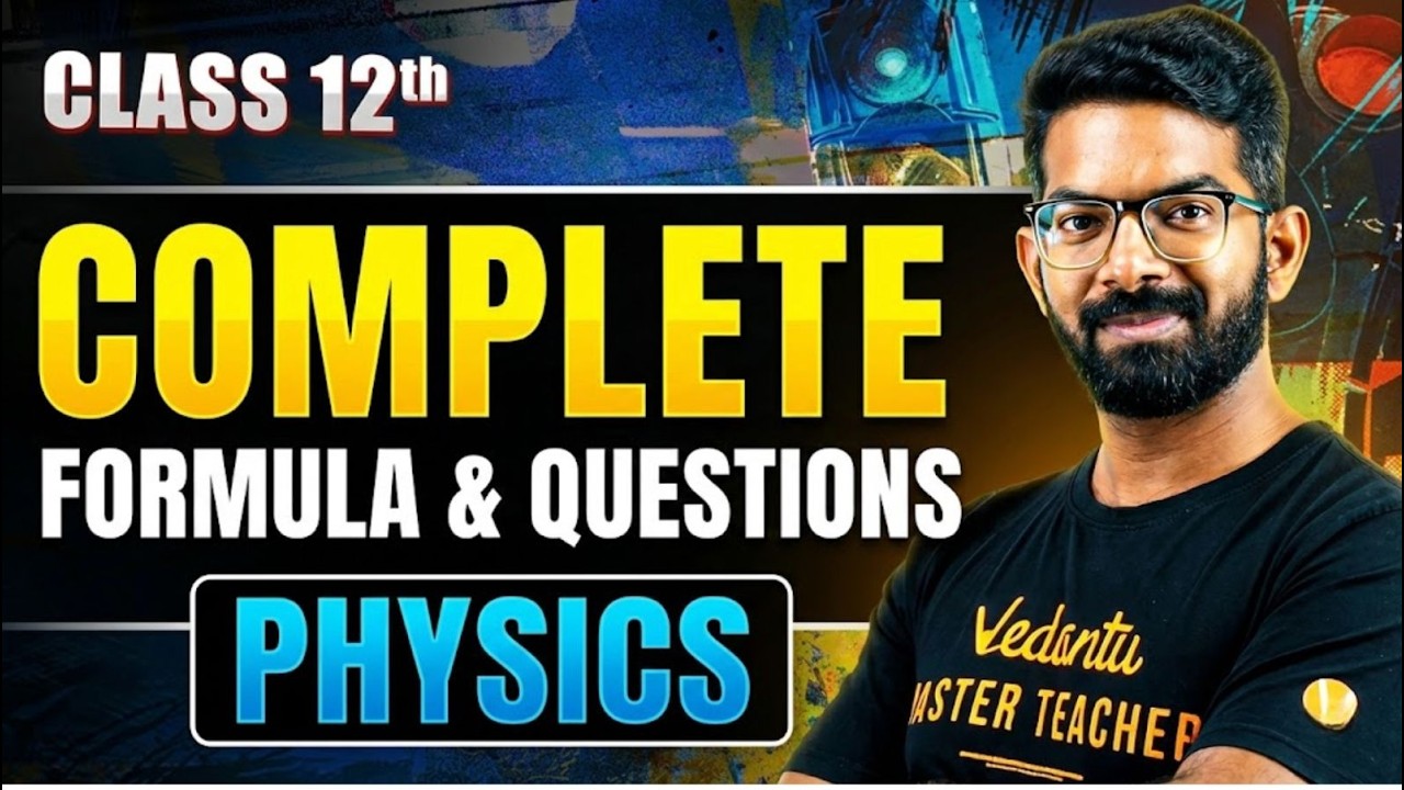 Class 12th Physics | Complete Formula and Questions Practice Part 2 | by Siva Sir