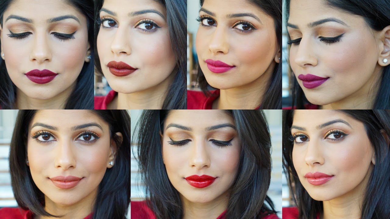 My Favorite Fall lipsticks for Indian/Brown/Tan/Medium Skin!