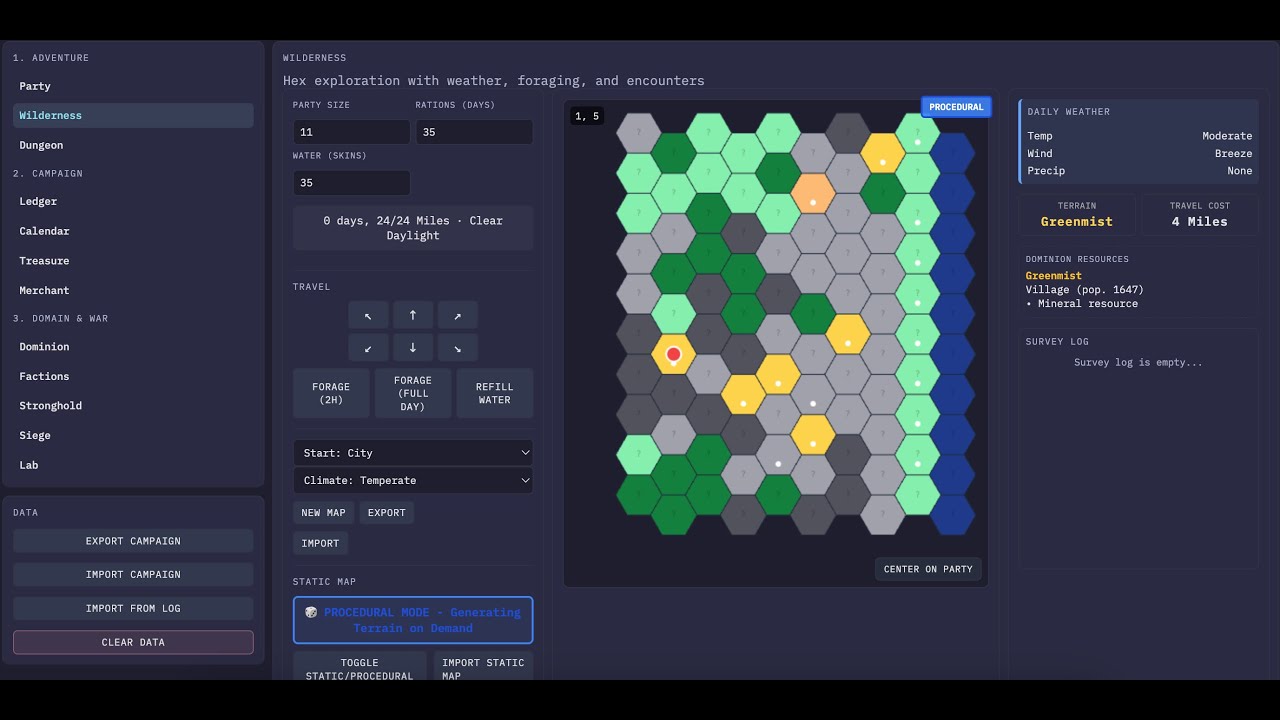 The Ghost Campaign: A Real-Time D&D Simulation