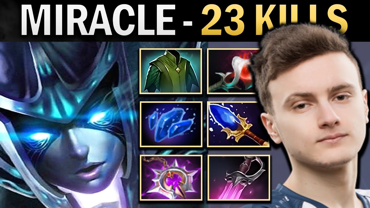 Phantom Assassin Dota Gameplay Miracle with 23 Kills and Khanda