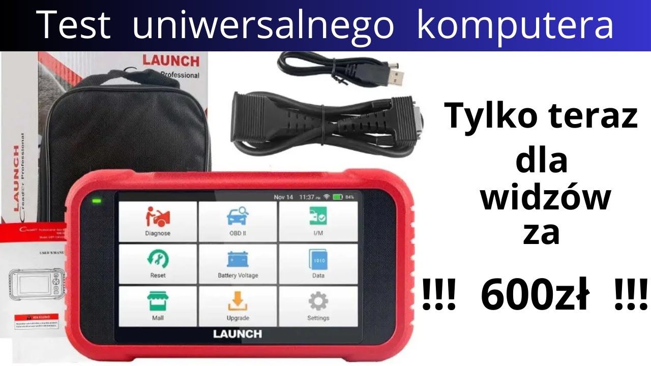 LAUNCH X431 CRP123E  do każdego auta w super cenie TEST  plus rabat dla Was