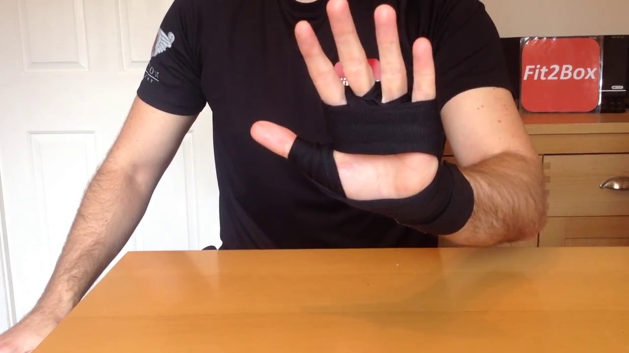 Boxing Hand Wrap Tutorial - Between The Fingers