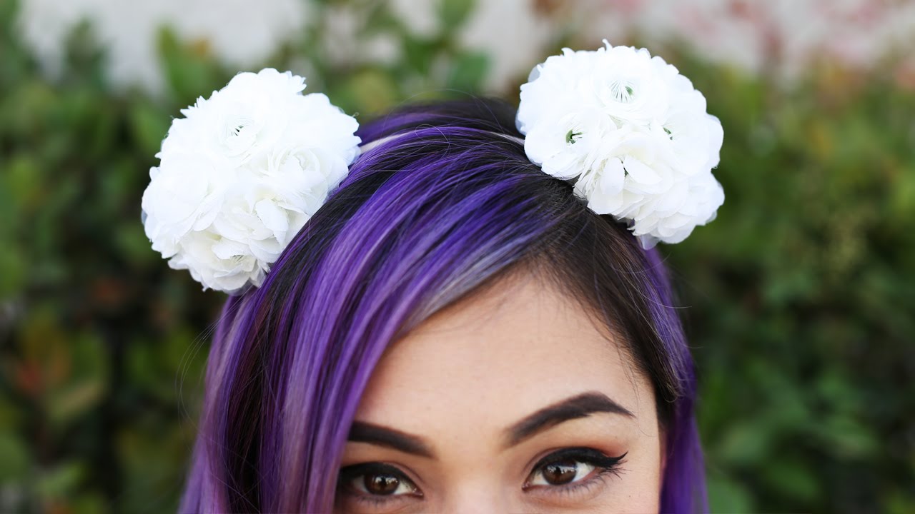Spring Flower Pom Pom Headband - DIY