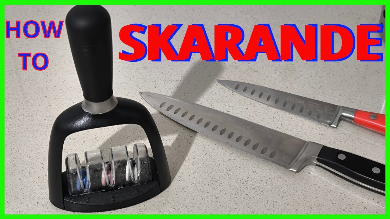 How to Use the IKEA SKÄRANDE Knife Sharpener | Step-by-Step Demonstration & Sharpness Test