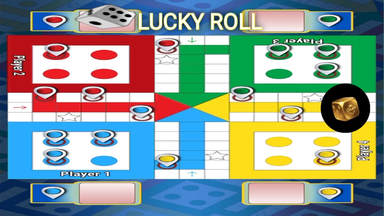 Ludo King 4 Player Gameplay | Lucky Dice Moment
