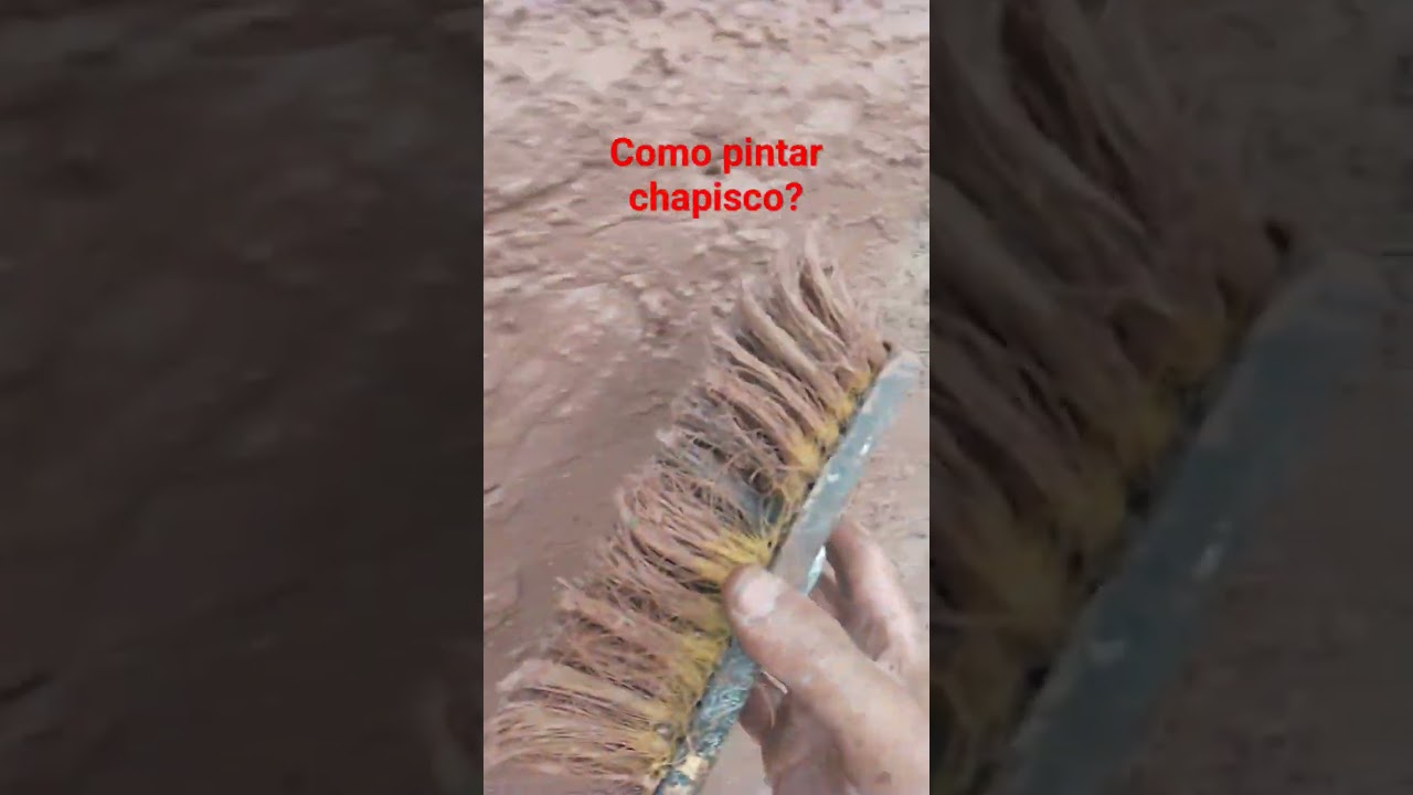 como pintar parede de chapisco