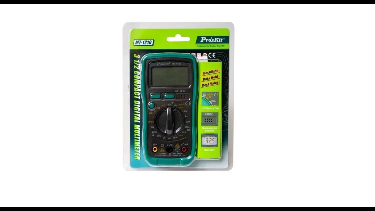 Đồng hồ đo vạn năng kim Pro'skit MT-1210 | Điện tử Dân Xuân