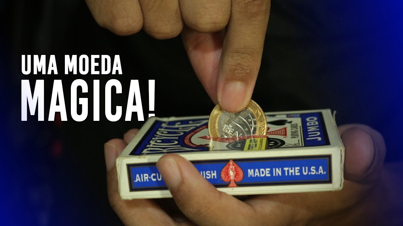O truque da moeda que ATRAVESSA o baralho?! (Aprenda FAZER)