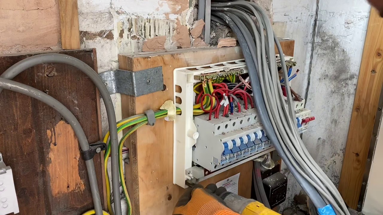 Our Electricians Installing A New Consumer Unit..