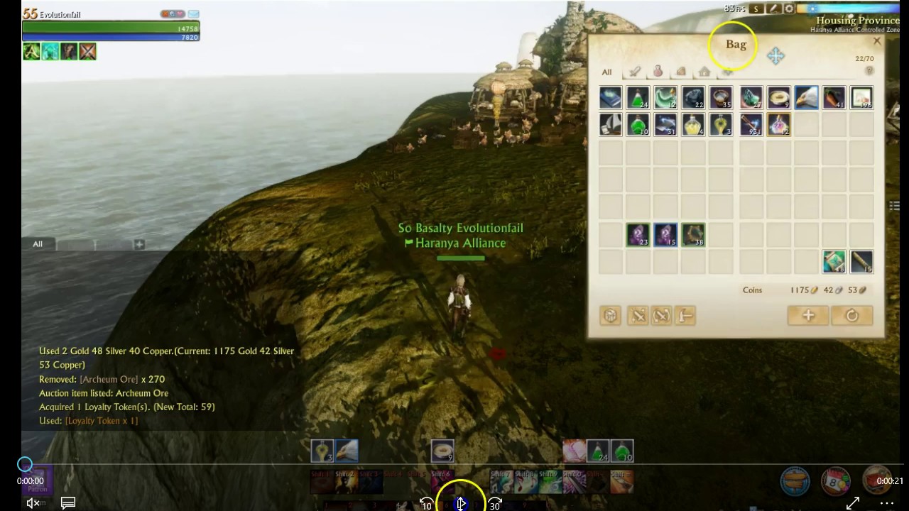 Archeage Mining 3.0 Max Mining 230k & Unidentified Vein Values