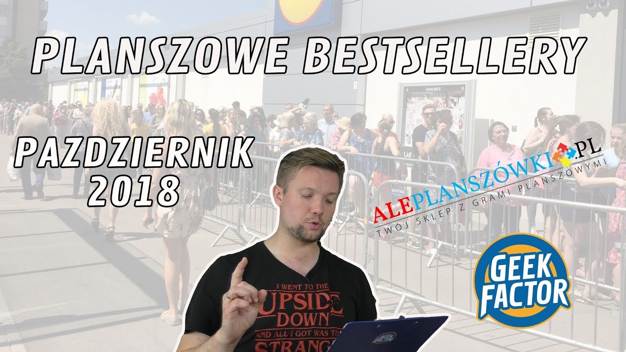 BESTSELLERY PAŹDZIERNIKA 2018 wg AlePlanszowki pl