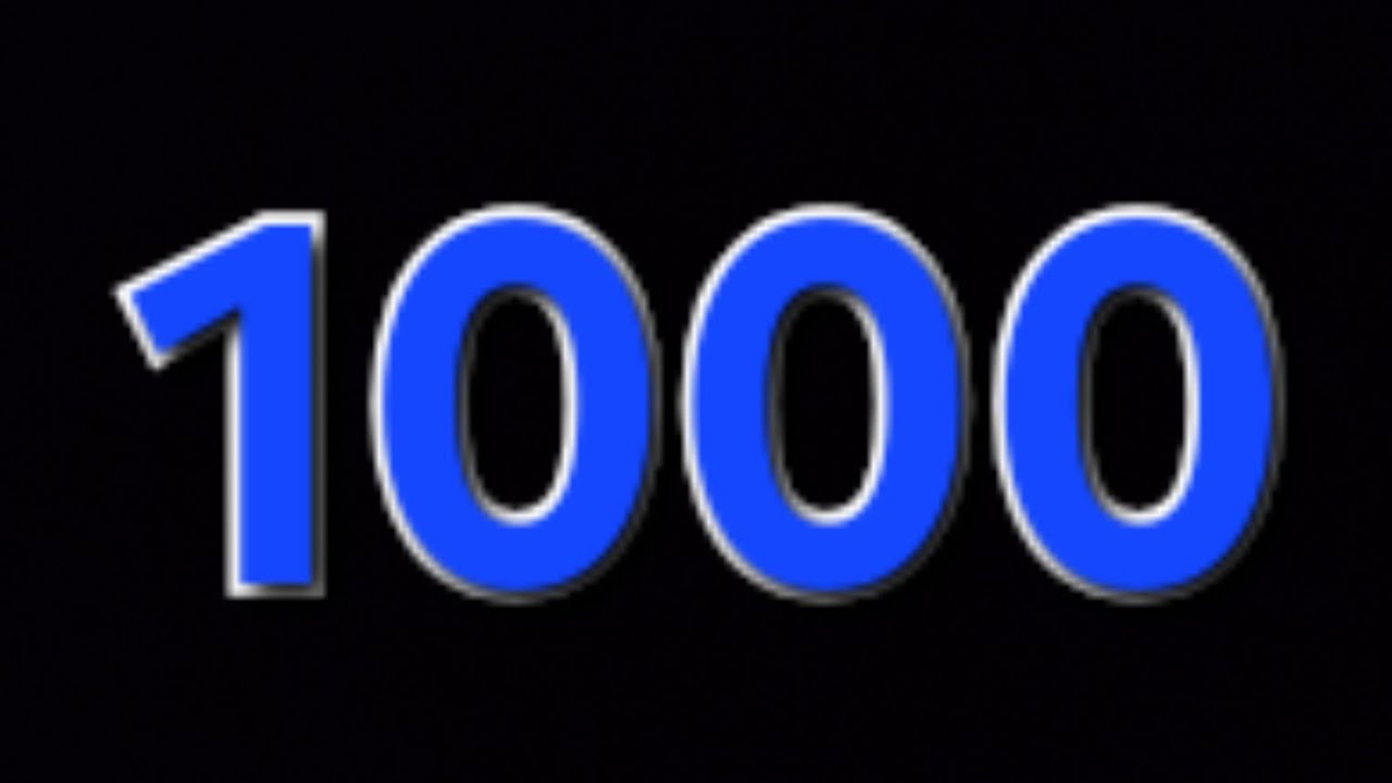 Специальный выпуск к 1000 подписчикам