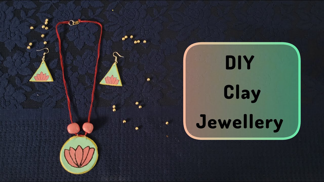 DIY Clay Jewellery |Clay Jewelry Making| Mouldit Clay Jewellery|DIY Clay Earrings & Necklace Ideas|