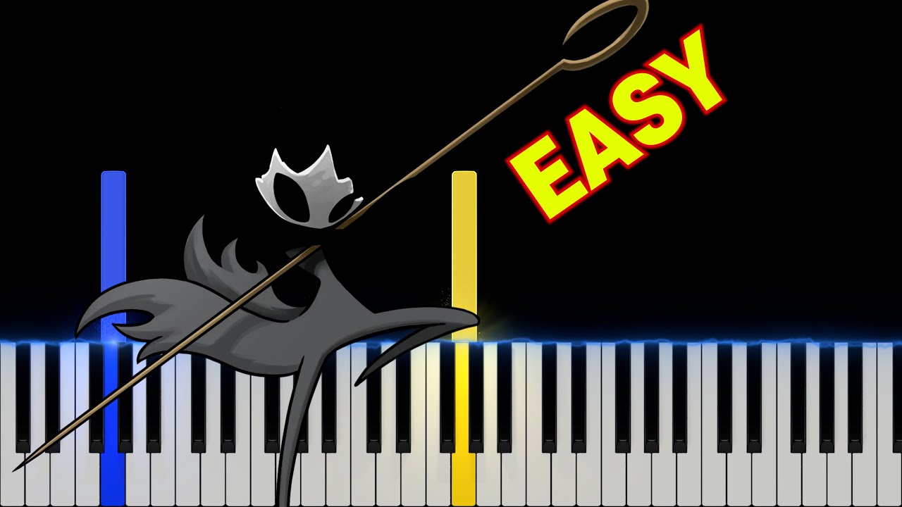 Phantom – Hollow Knight: Silksong | EASY Piano Tutorial + Sheet Link 🎵