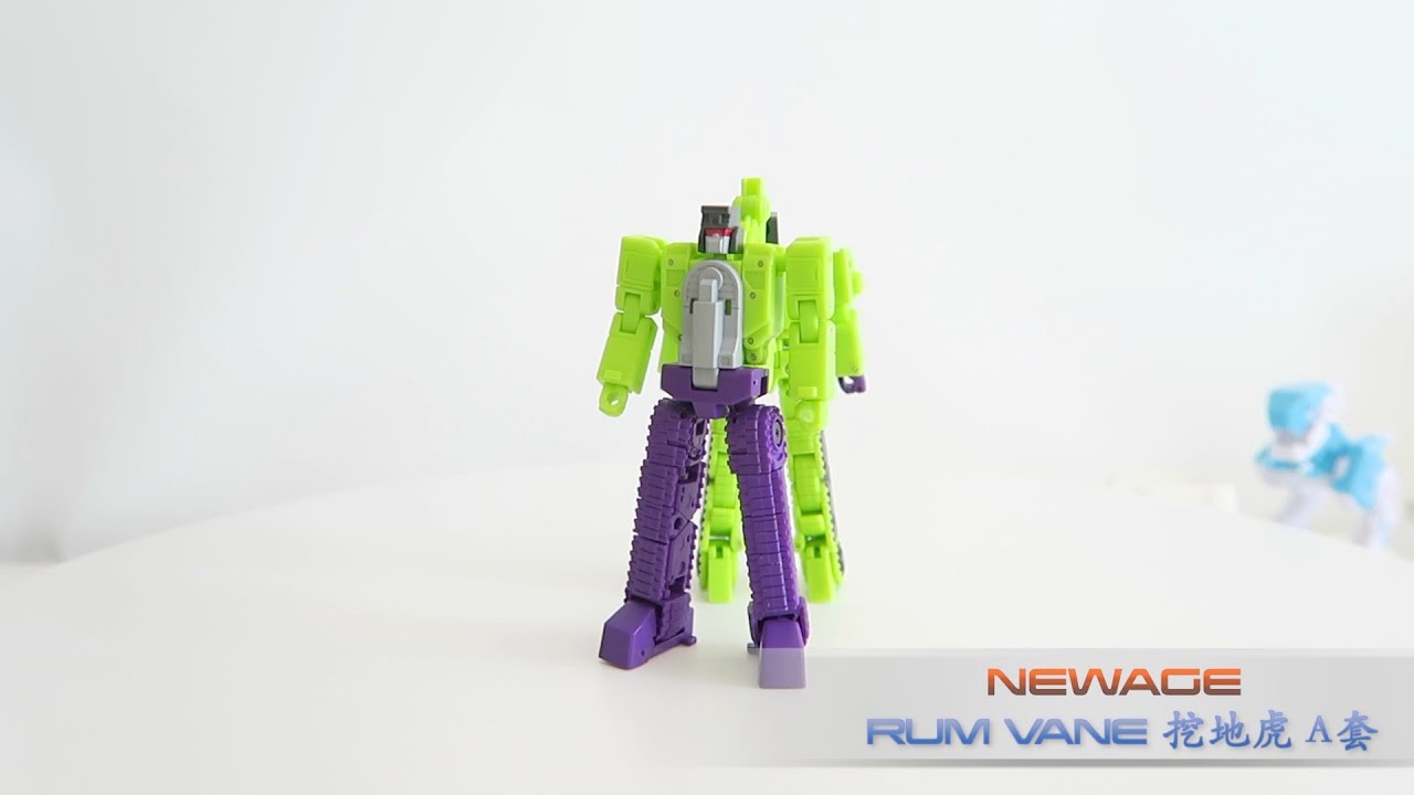 Transformers Devastator Constructicons A set NEWAGE How to Transform 推土机 清扫机 NA 大力神 挖地虎 A套装 (纯变形展示)