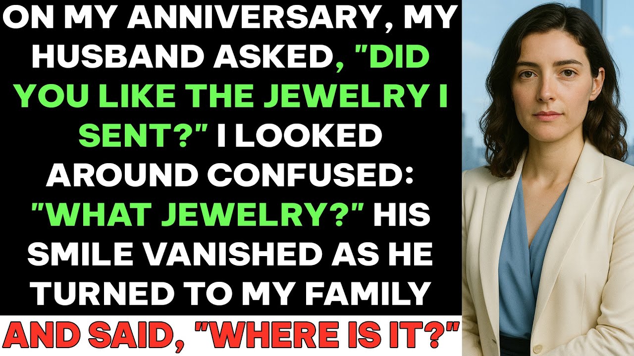 On Our Anniversary, My Husband Asked About the Jewelry, But My Family’s Silence Said It All