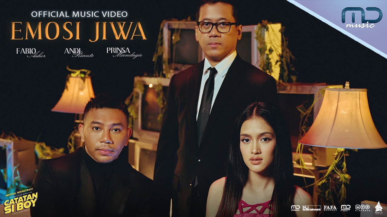 Fabio Asher, Prinsa Mandagie, Andi Rianto - Emosi Jiwa (Official Music Video) | OST. Catatan Si Boy