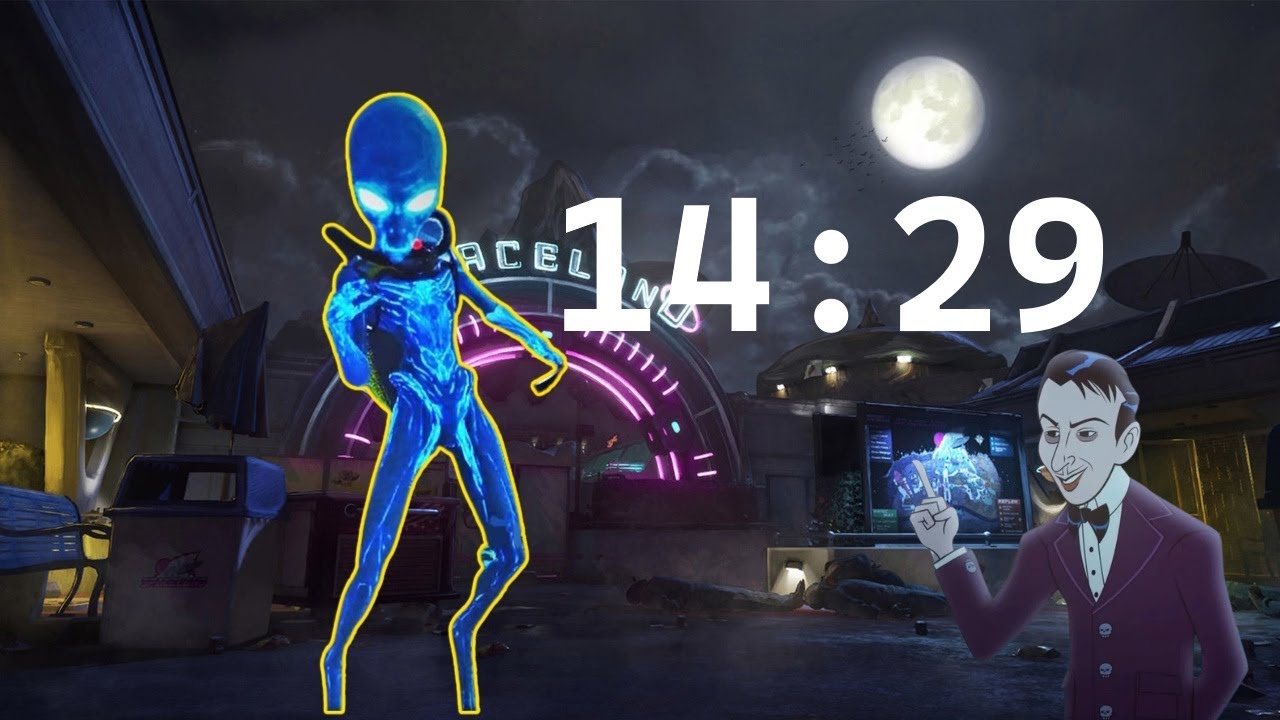 Solo 'Spaceland' Easter Egg Speedrun in 14:29 - Infinite Warfare Zombies